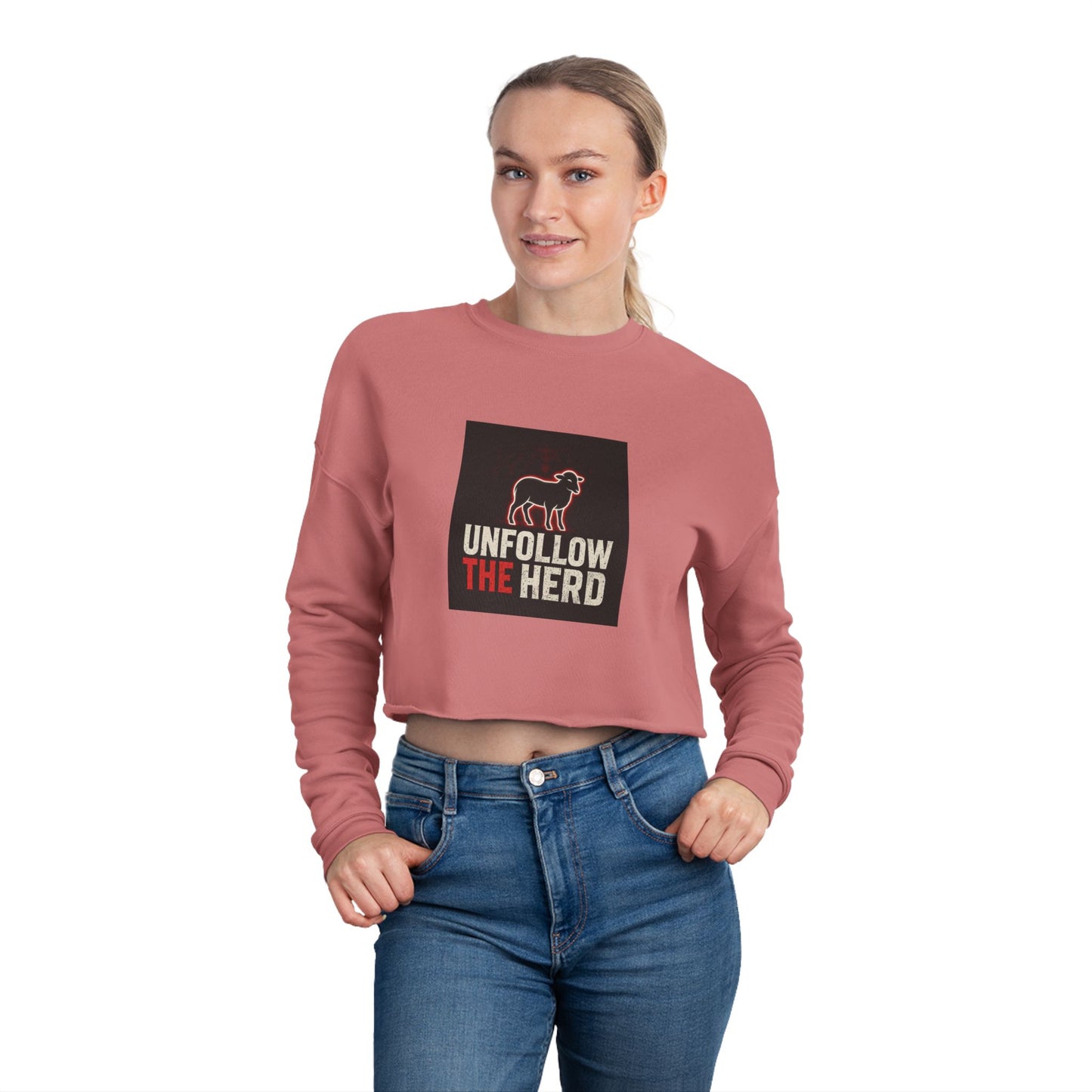 Unfollow the Herd Cropped Hoodie | Leave the Herd