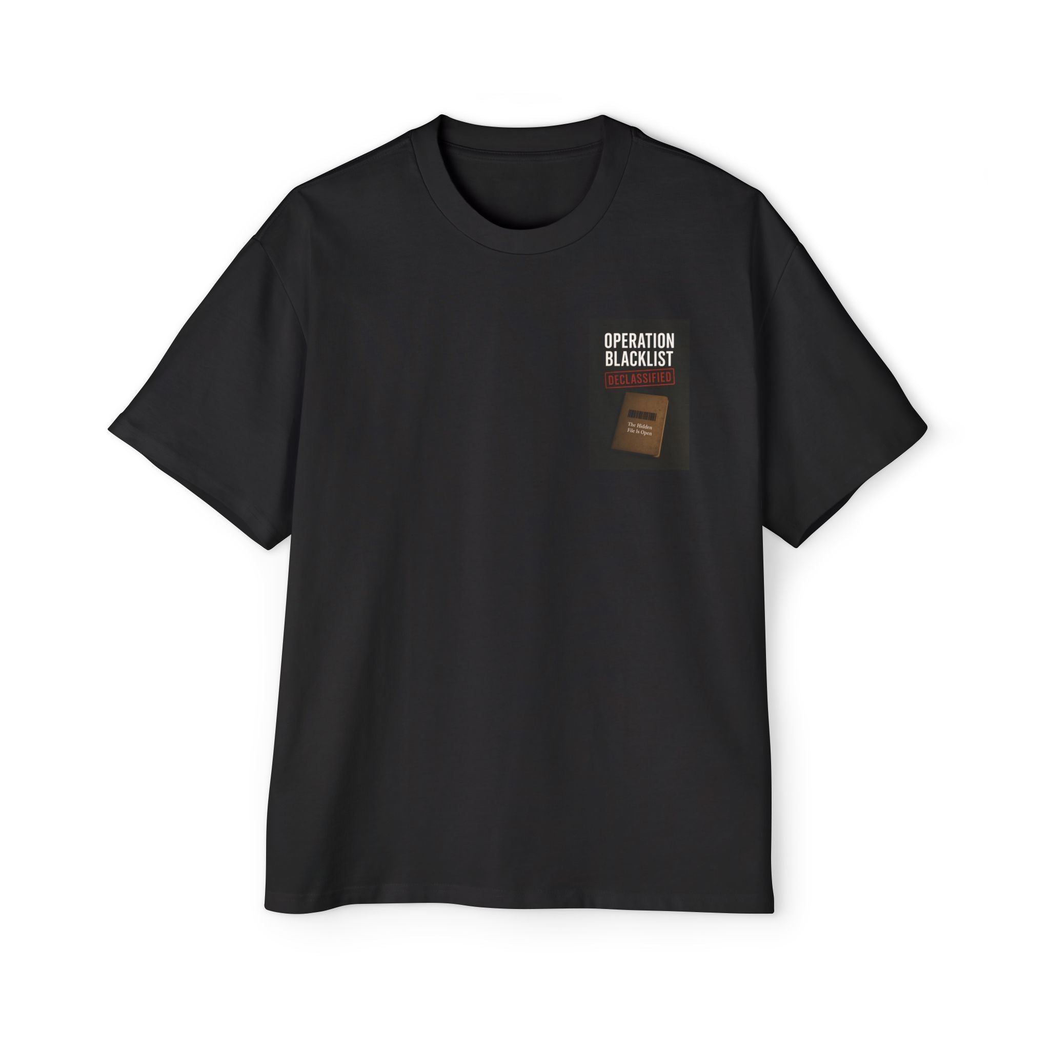 Oversized Tee - Operation Blacklist Print