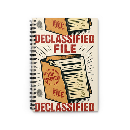OPERATION BLACKLIST | Top Secret Spiral Notebook, Declassified File Journal