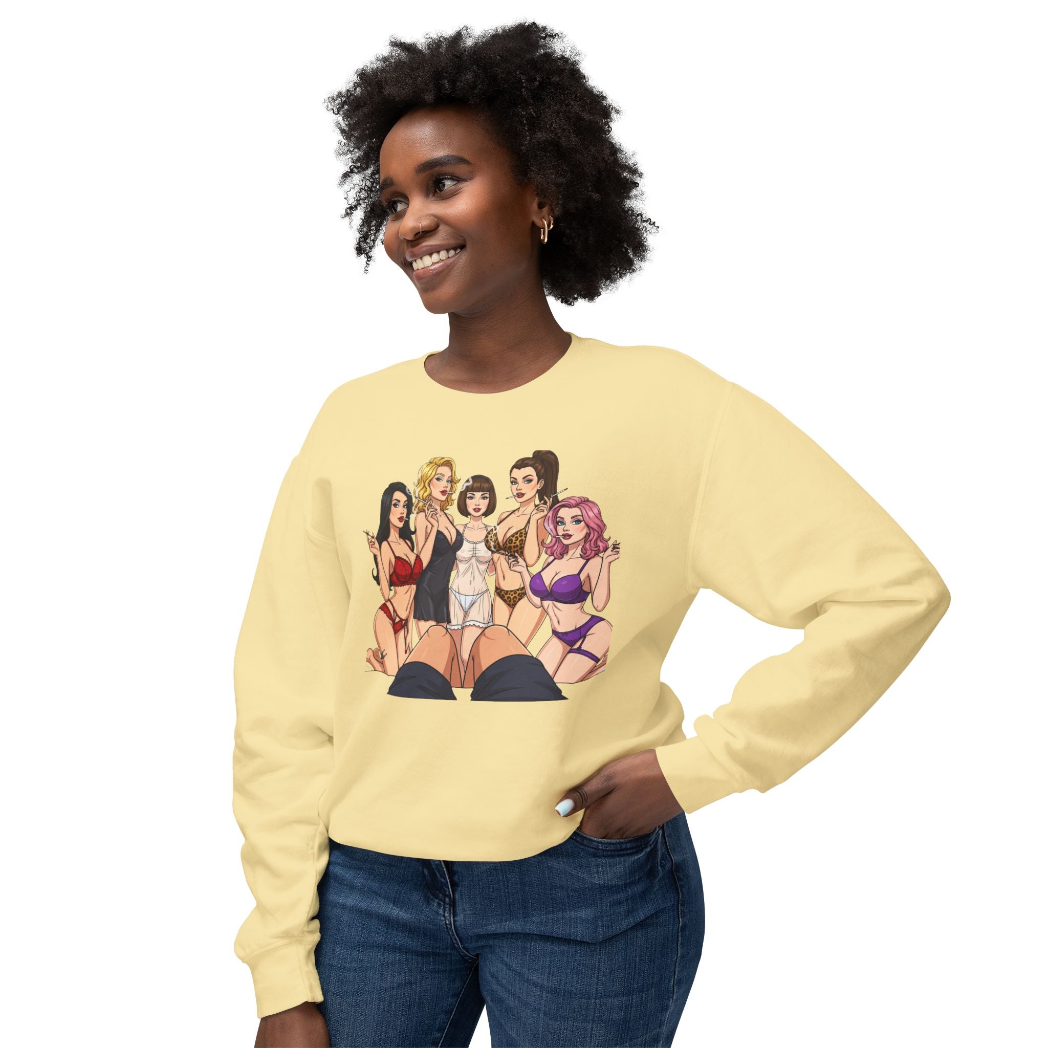 I dont want to famous Crewneck Sweatshirt