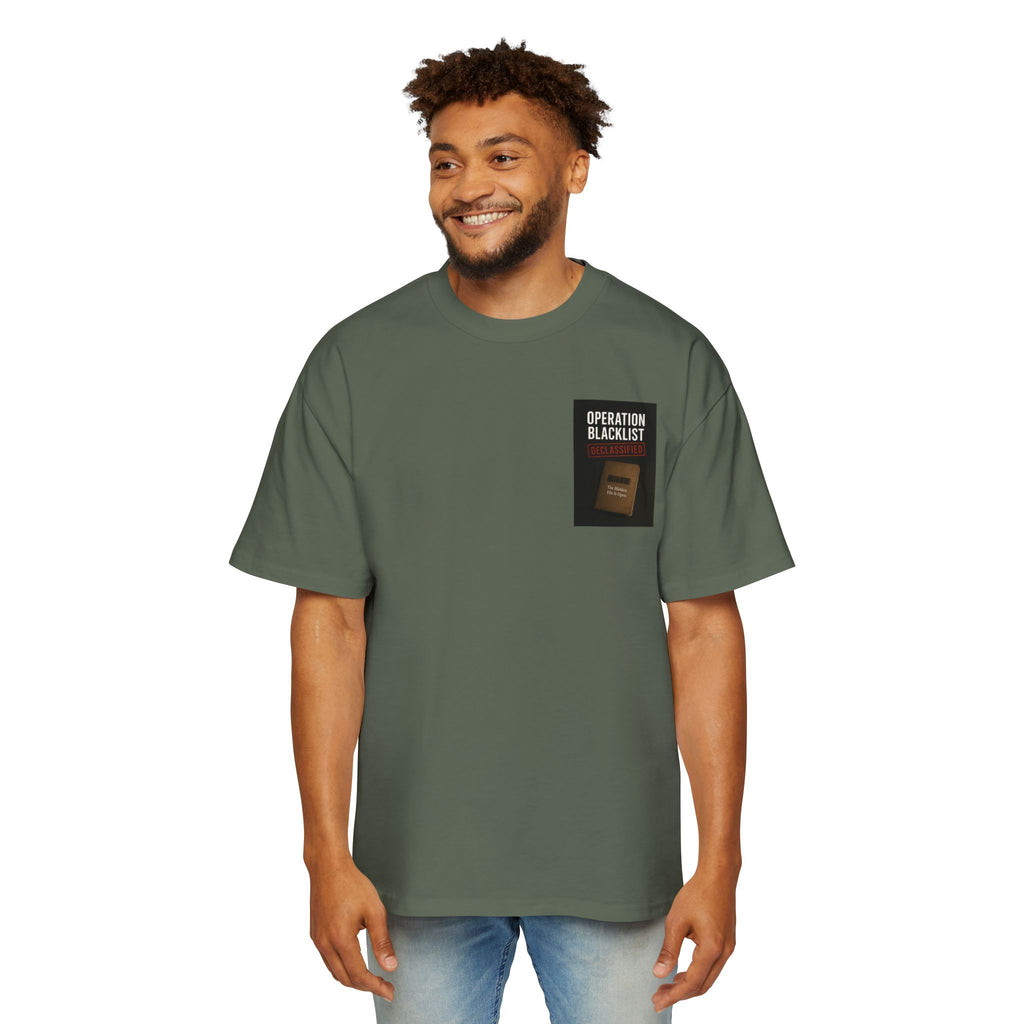 Oversized Tee - Operation Blacklist Print