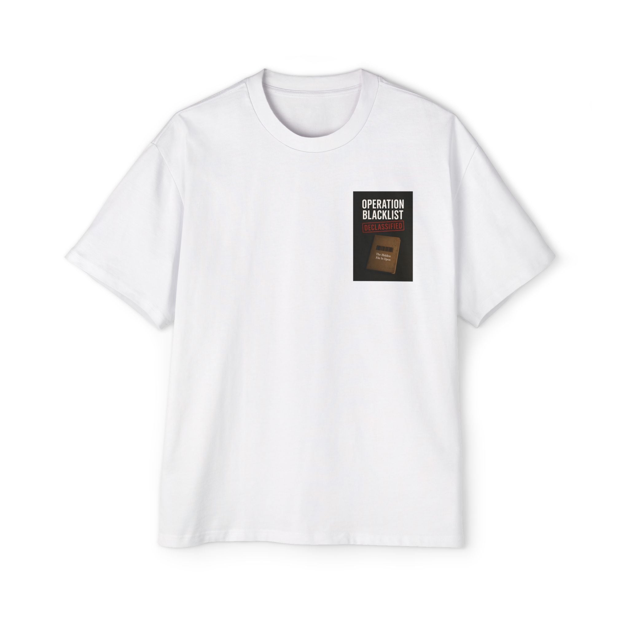 Oversized Tee - Operation Blacklist Print