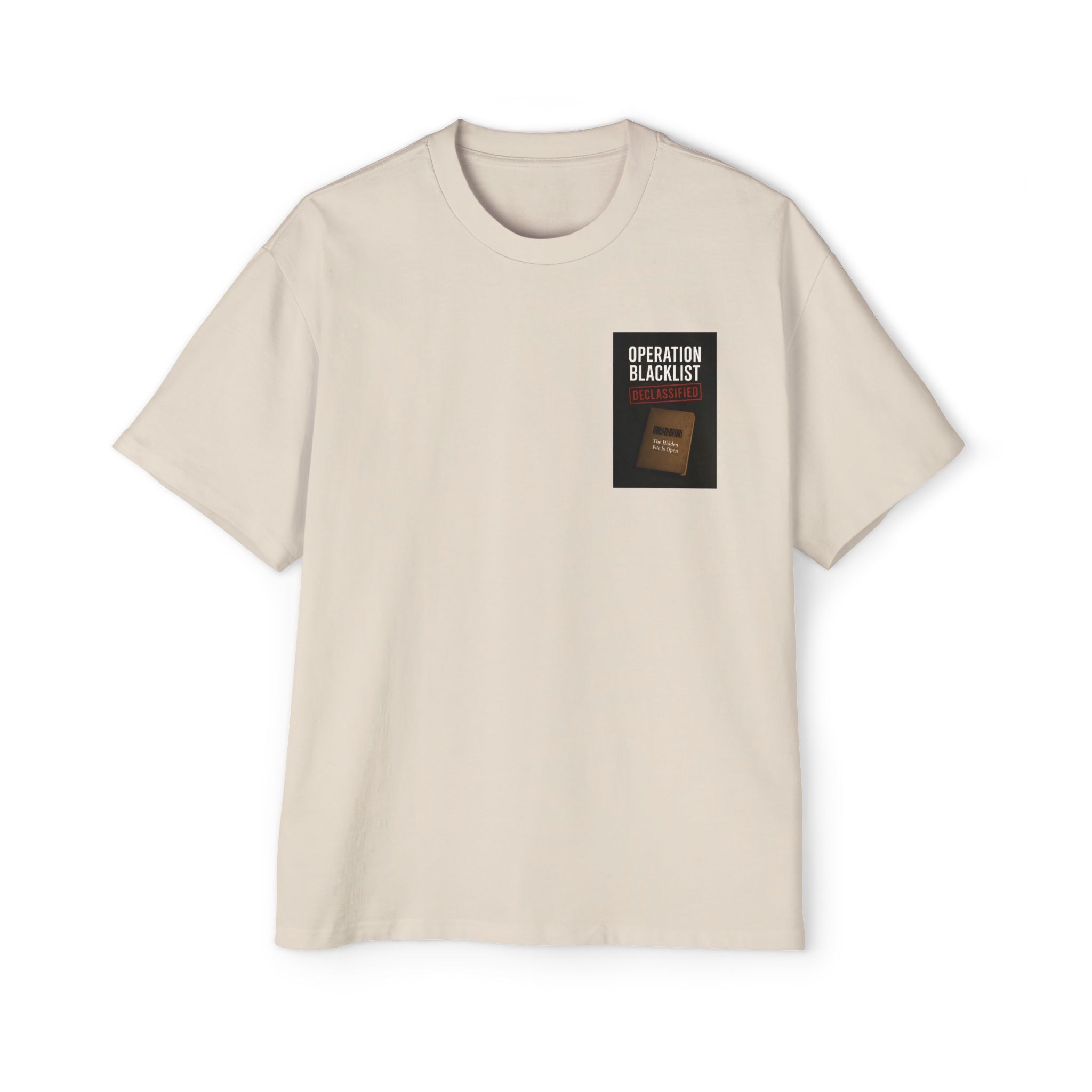 Oversized Tee - Operation Blacklist Print