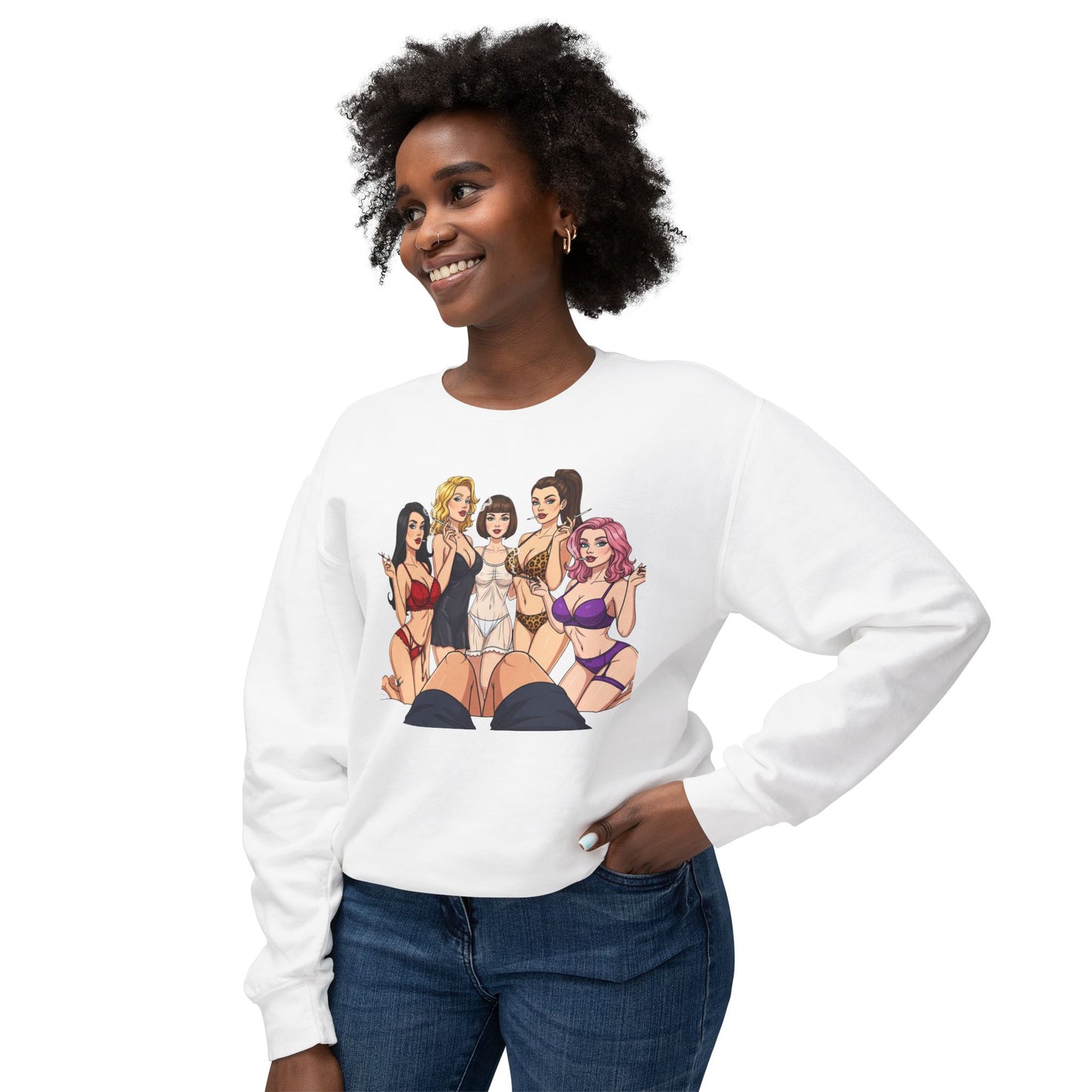 I dont want to famous Crewneck Sweatshirt