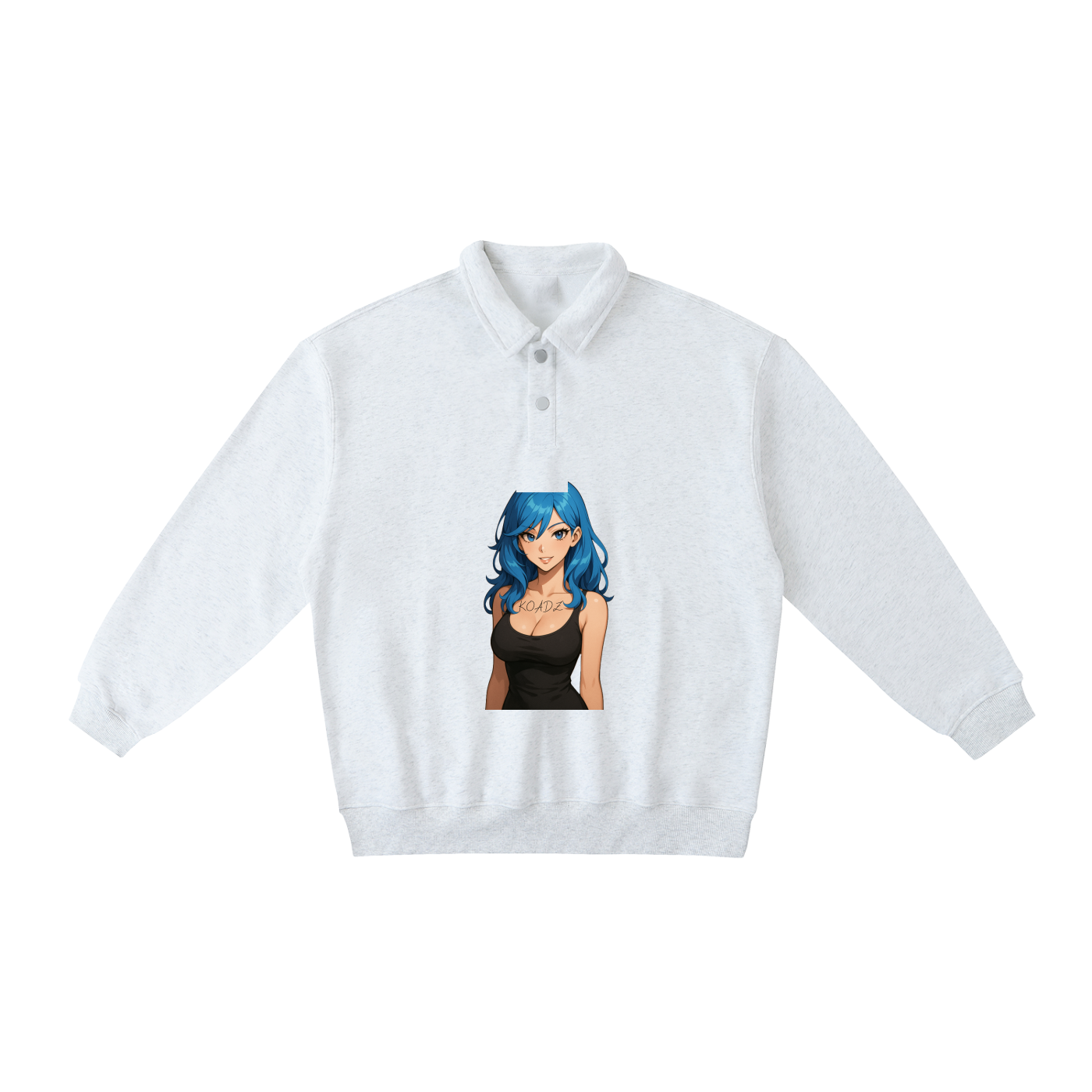 KOADZ Heavyweight Polo-Collar Sweatshirt