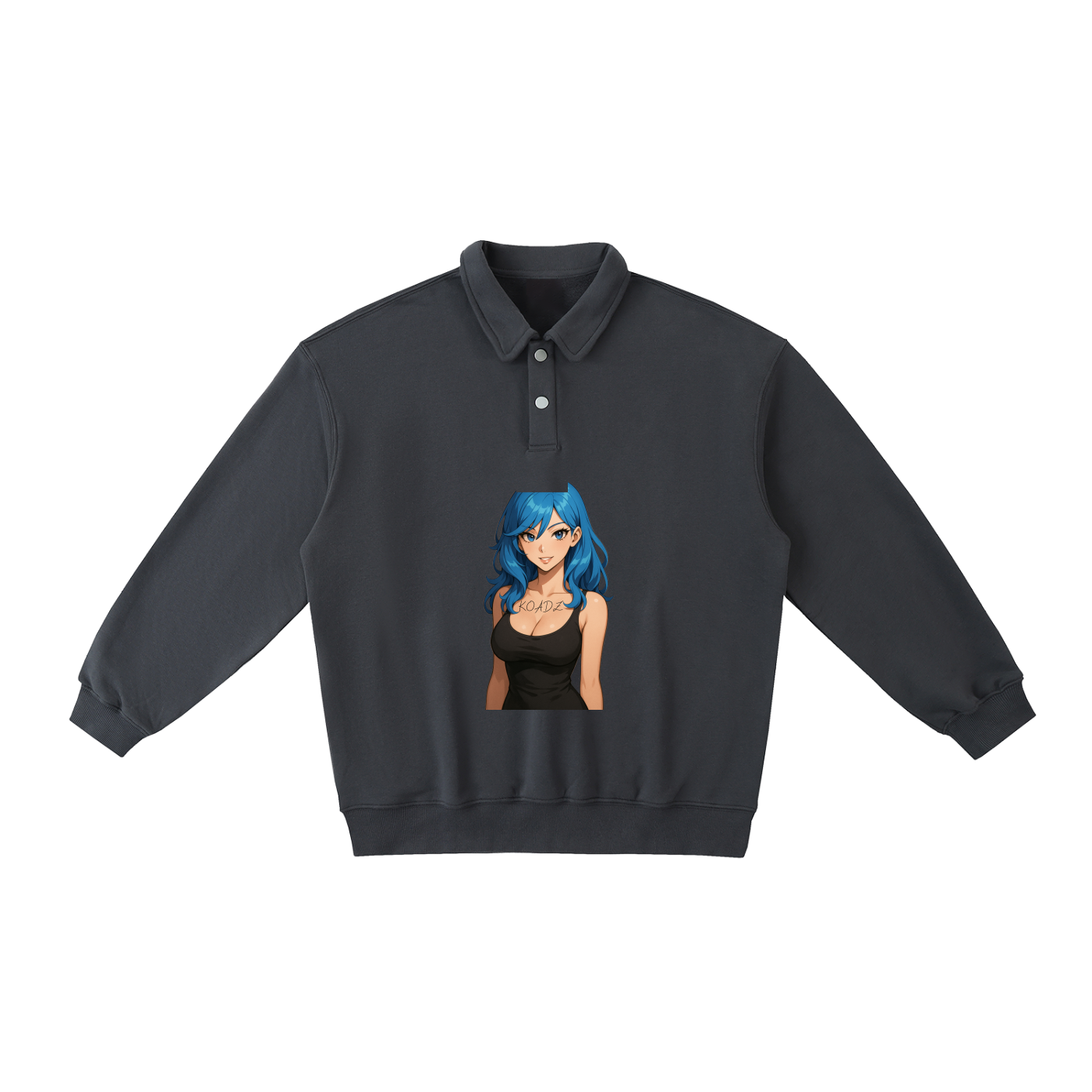 KOADZ Heavyweight Polo-Collar Sweatshirt