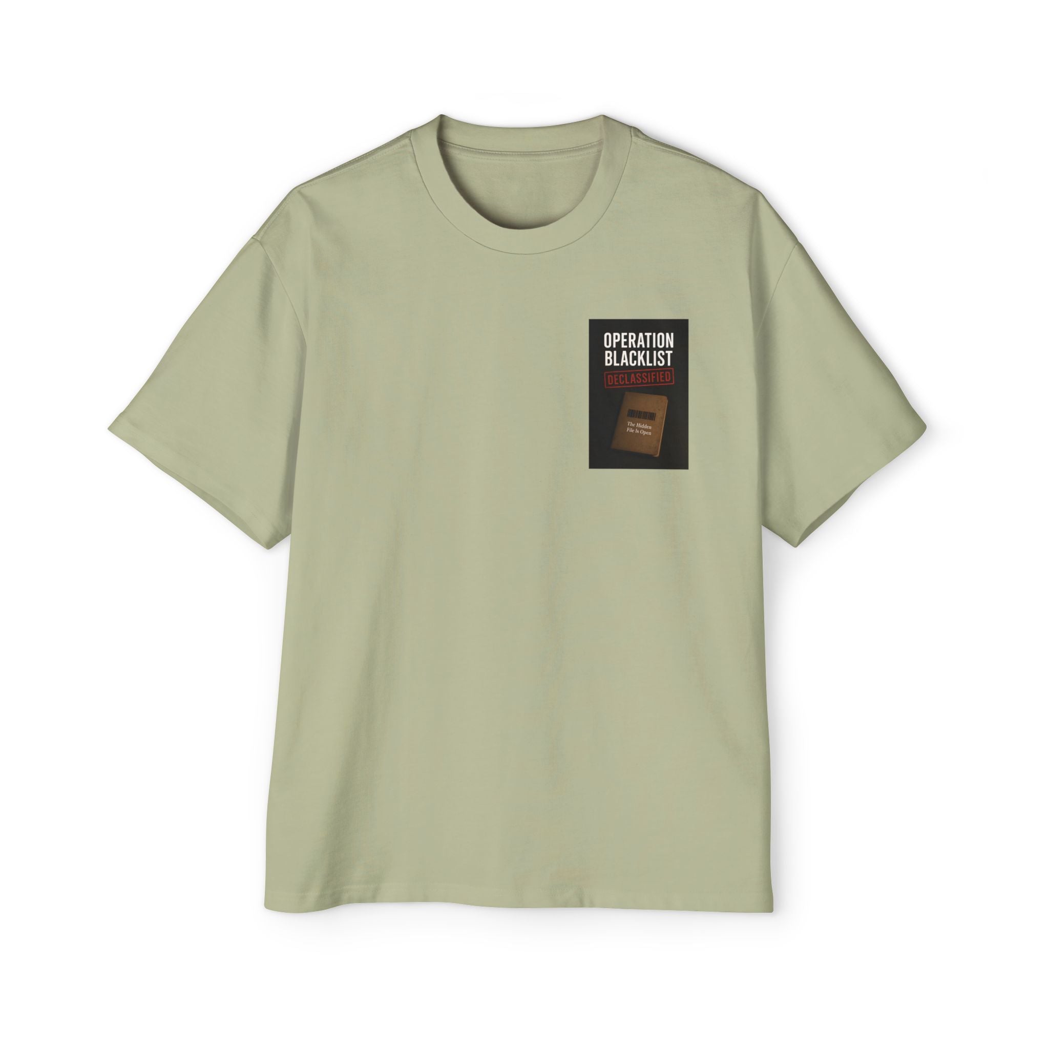Oversized Tee - Operation Blacklist Print