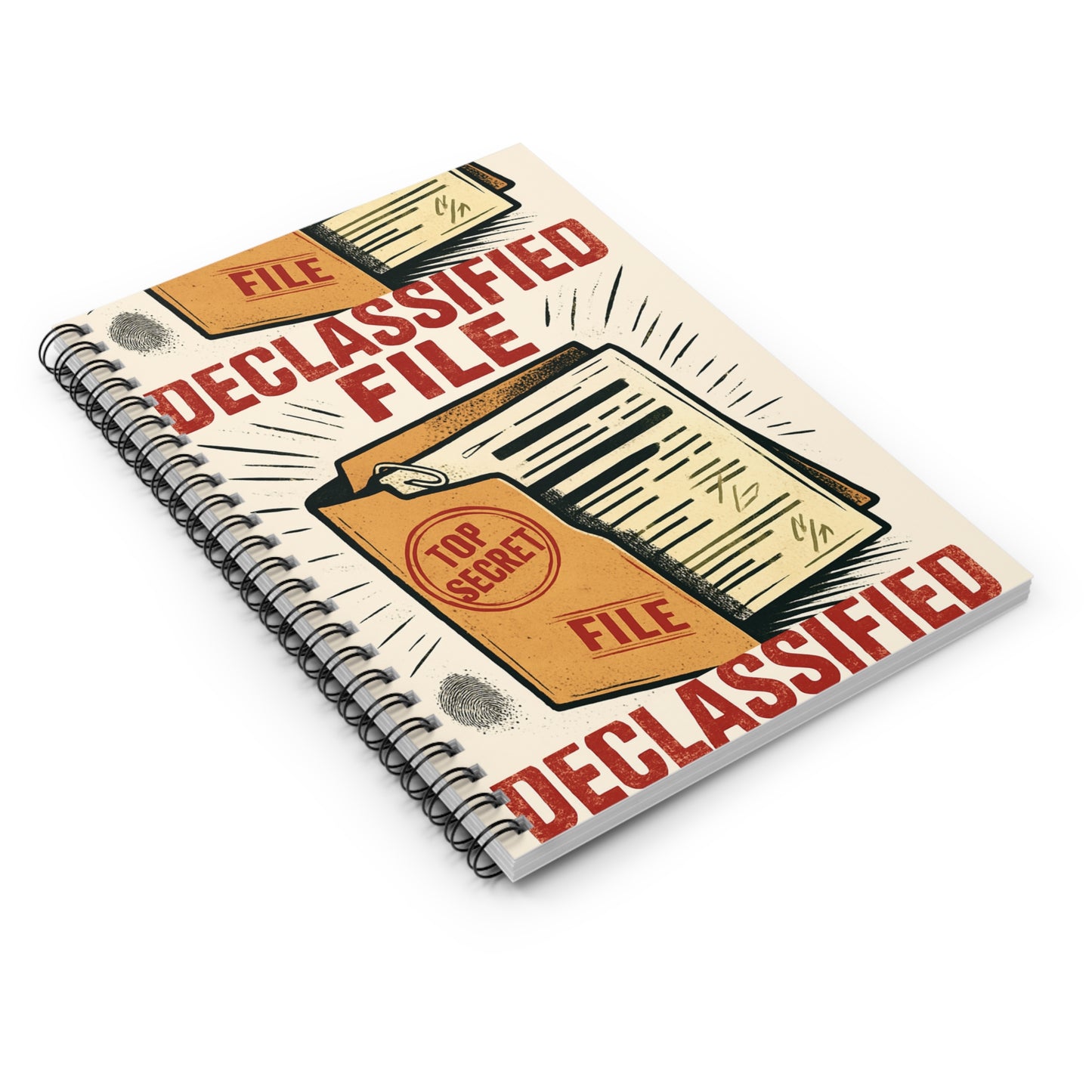 OPERATION BLACKLIST | Top Secret Spiral Notebook, Declassified File Journal