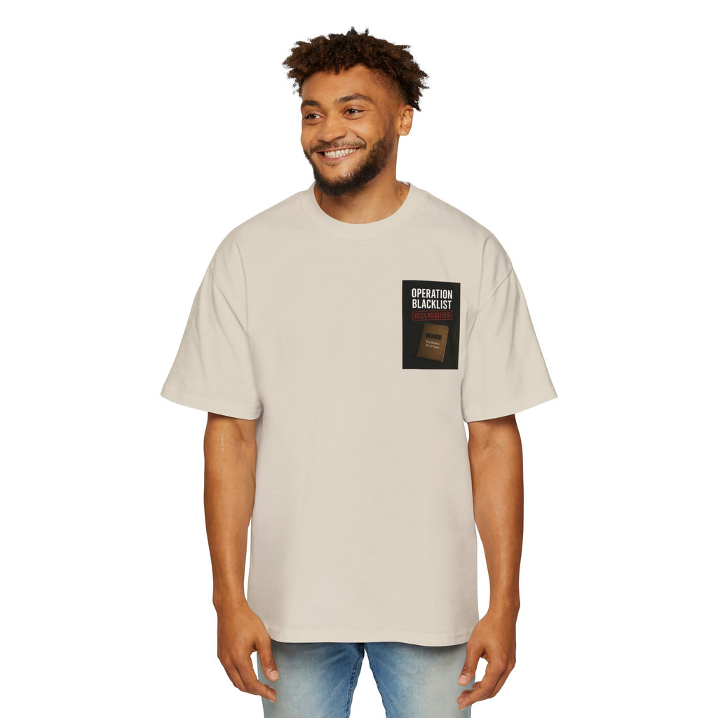 Oversized Tee - Operation Blacklist Print