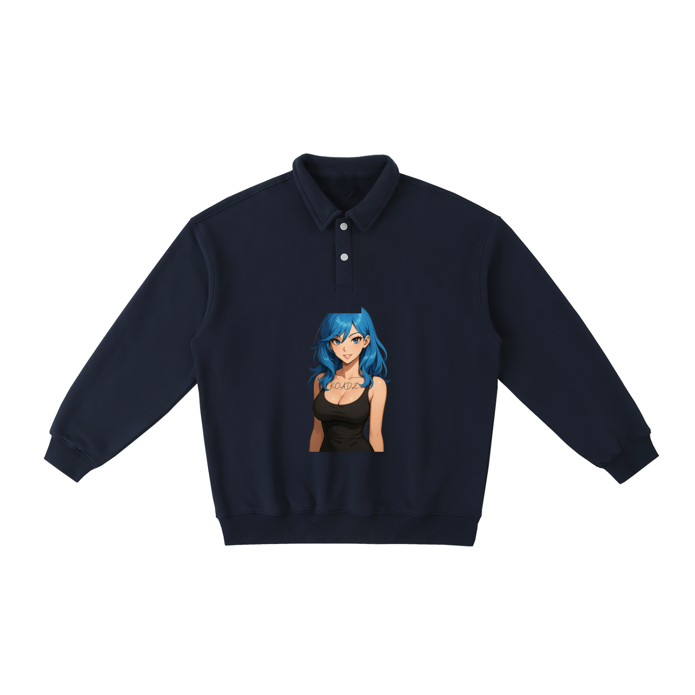 KOADZ Heavyweight Polo-Collar Sweatshirt