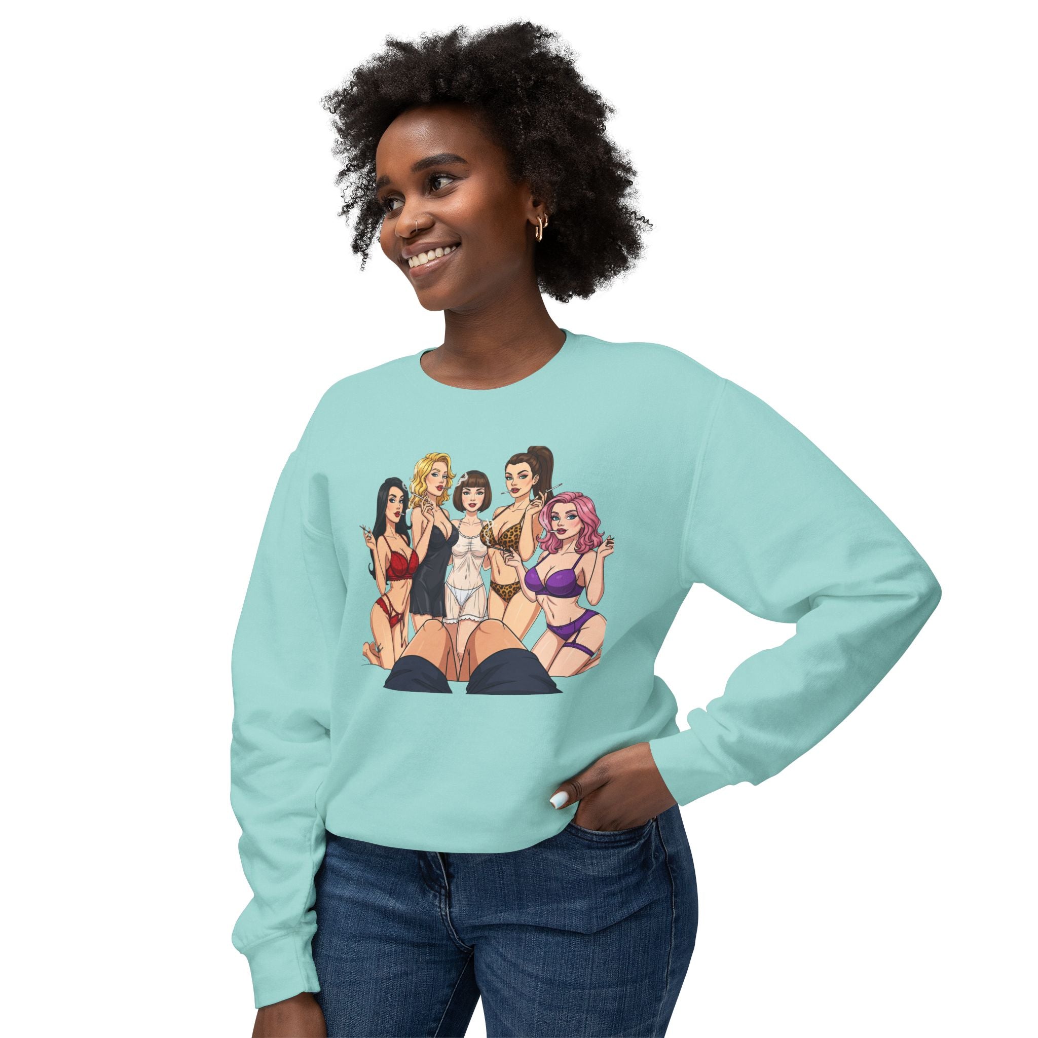 I dont want to famous Crewneck Sweatshirt